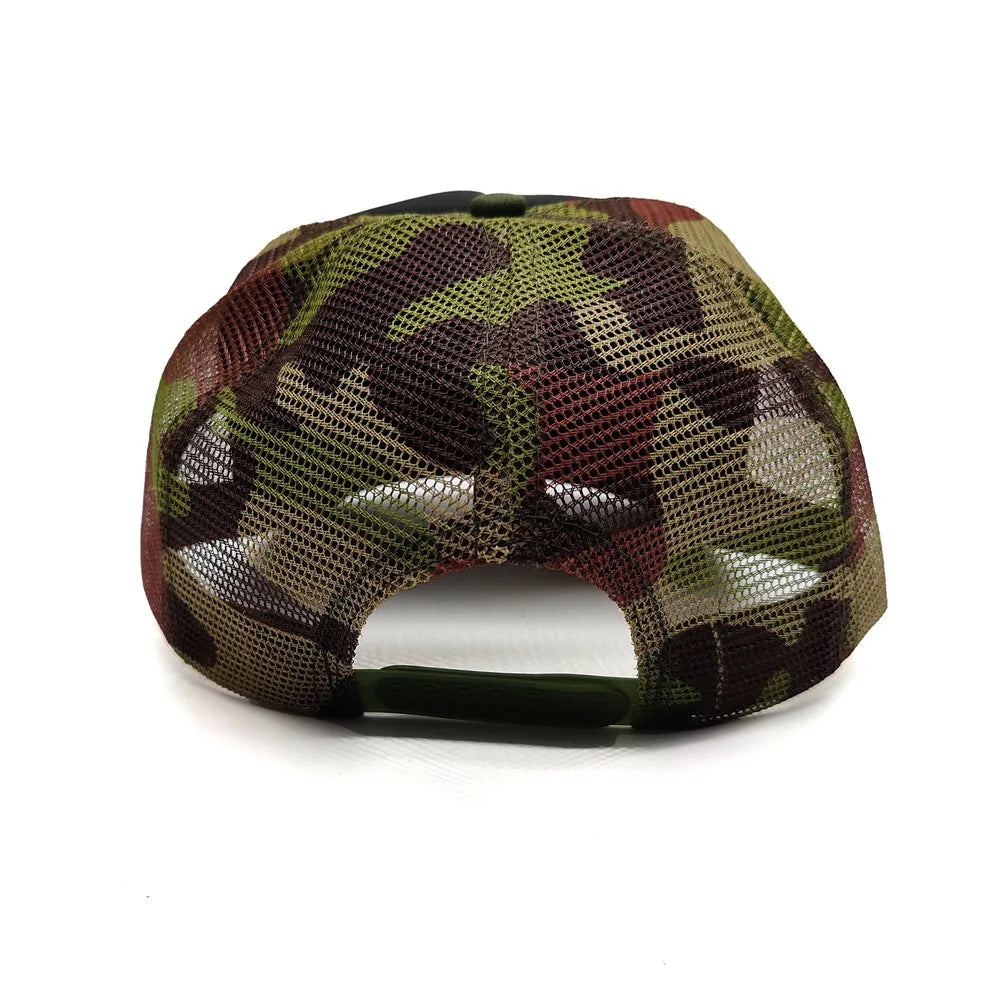 Fishing Skeleton Trucker Cap Summer Men Cool Fisherman Fishing Hat Baseball Cap Unisex Outdoor Mesh Net Caps MZ-238