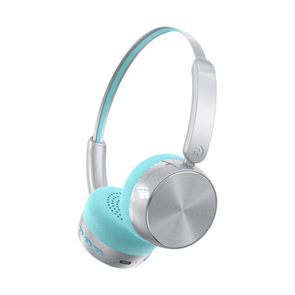 Casque sans fil rétro Bluetooth 5.4, écouteurs supra-auriculaires, 80H d'autonomie, haut-parleur 40mm, charge Type-C, coussinets doux, micro intégré