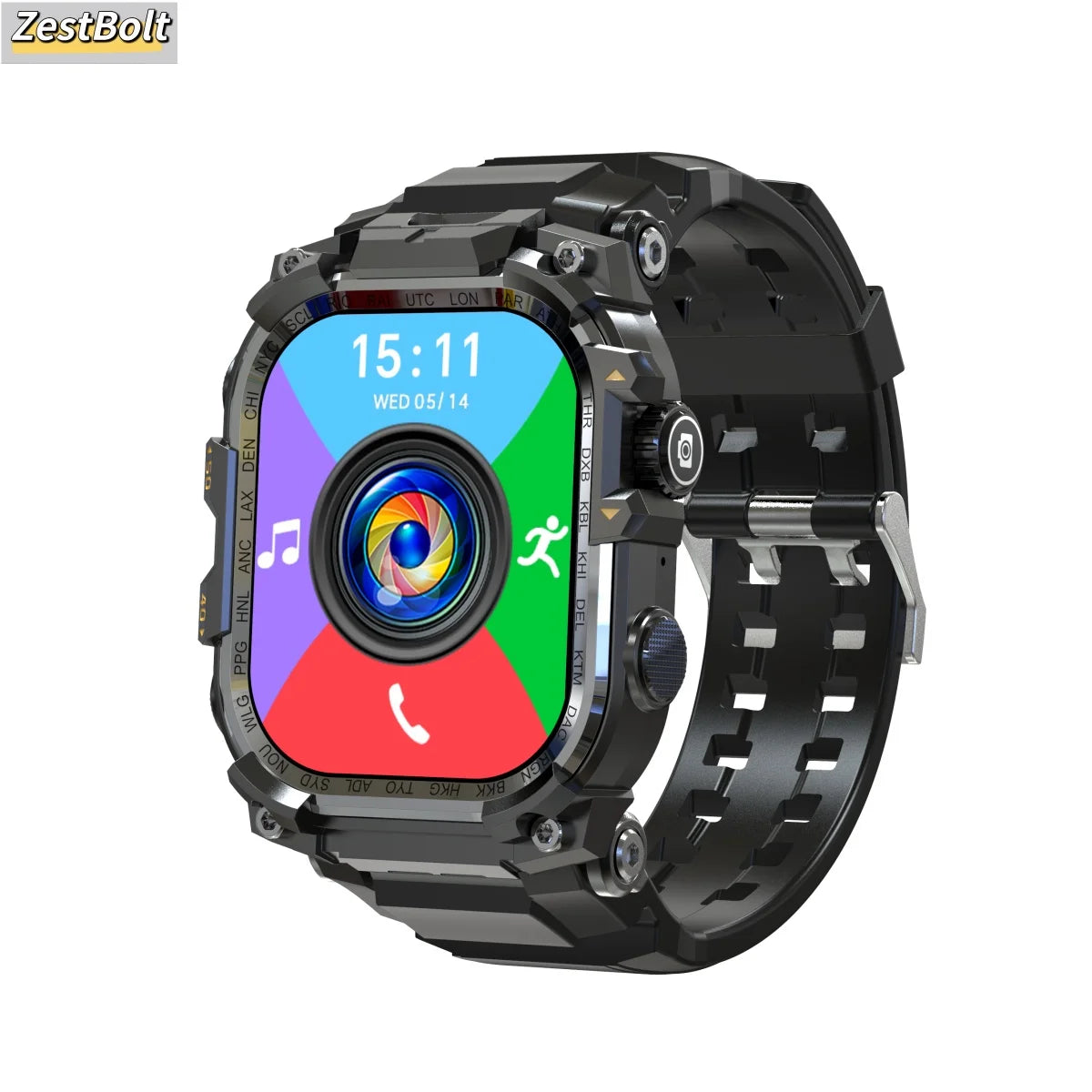 APPLLP 7 MAX Smartwatch 4G SIM Full Network Android OS GPS WiFi 2.06-inch Rotating Camera 32GB RAM 256GB Storage Latest Model