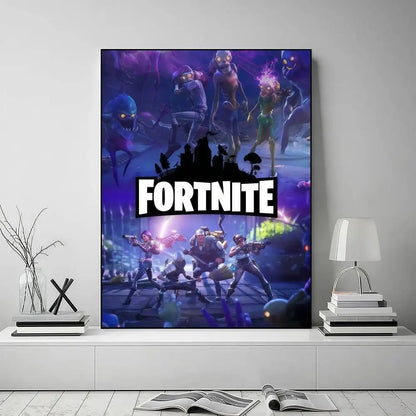 cool F-FORTNITE  high-definition poster sticker, sprucing up home and room walls, available in diverse styles.