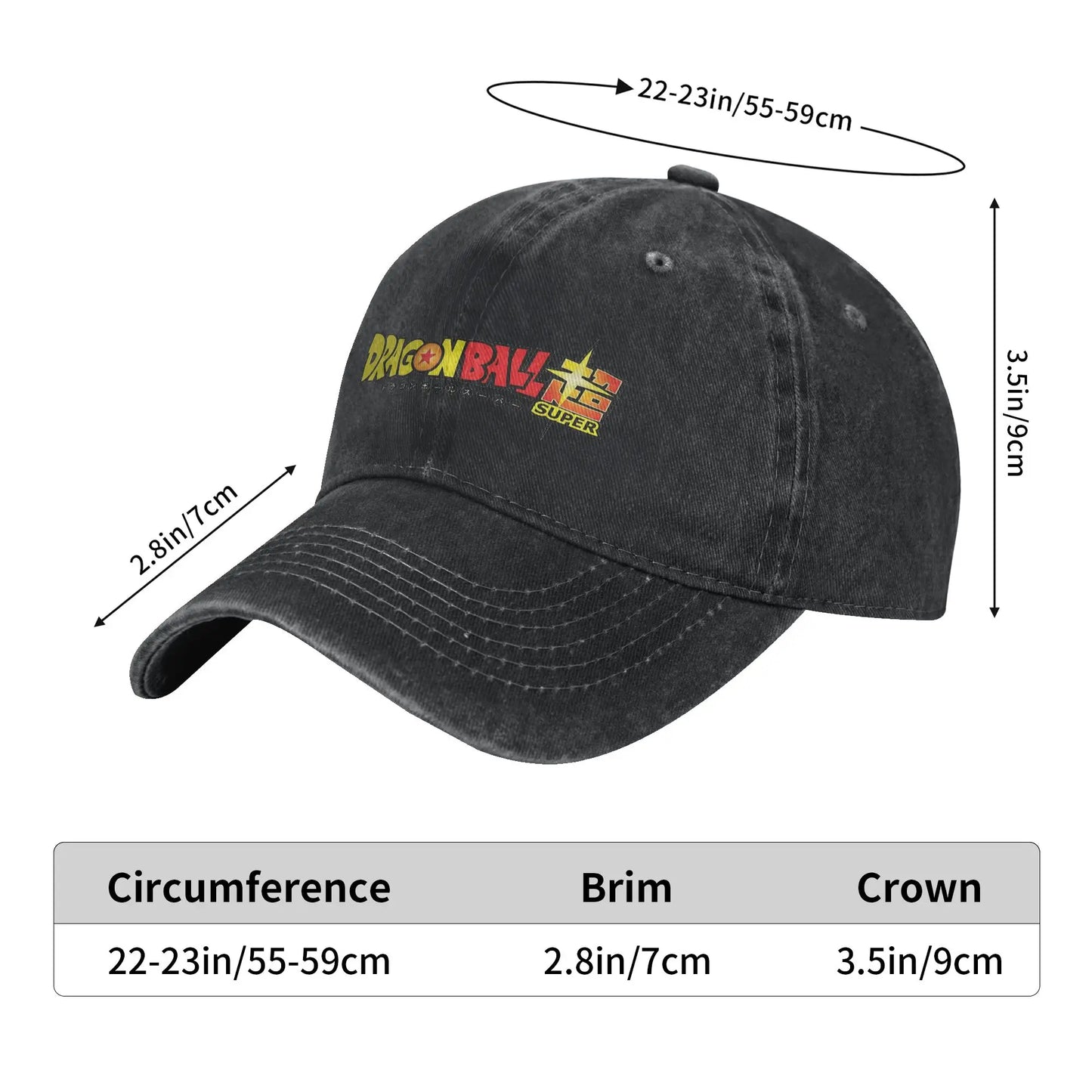 Dragon Ball Z Baseball Caps Classic Distressed Washed  Headwear Men Women Outdoor Workouts Unstructured Soft Hats Cap