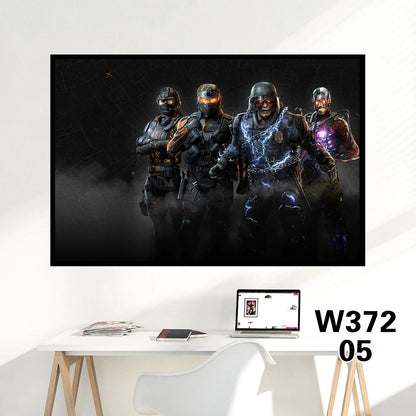 《Call of Duty: Black Ops 6》PS GAME Canvas Poster Call of Duty 21 HD large wall art decorative painting Home bedroom Decor gift