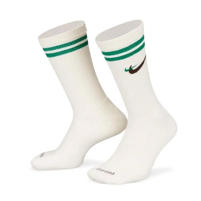 Nike Socks: 3-Pack of Men's and Women's Sports Socks / Basketball Socks / Durable, Moisture-Wicking Cotton Socks SX5545-100