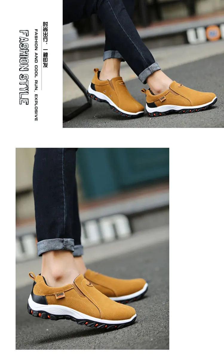 Men's Fashionable Casual Sports Shoes, Outdoor Walking and Hiking Shoes, Loafers, Comfortable Shoes, Lightweight, Plus Size38-50