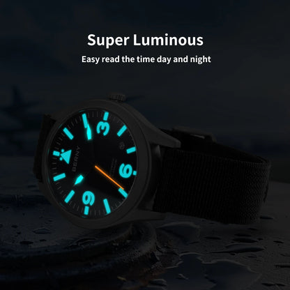BERNY Full Titanium Automatic Watch for Men Sapphire AR Coated 10Bar Supper Luminous Men Wristwatch Sports Aviation Men Watches