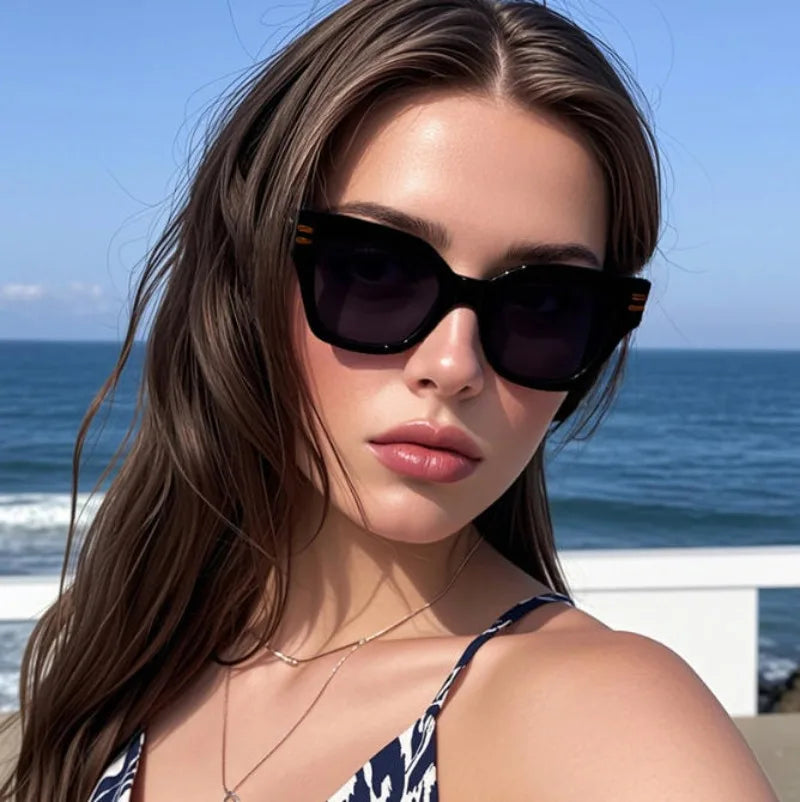 Square Oversized Sunglasses 2025 Trendy Premium UV Blocking Driving Sun Glasses for Men Women personality Unisex Eyewear Shades