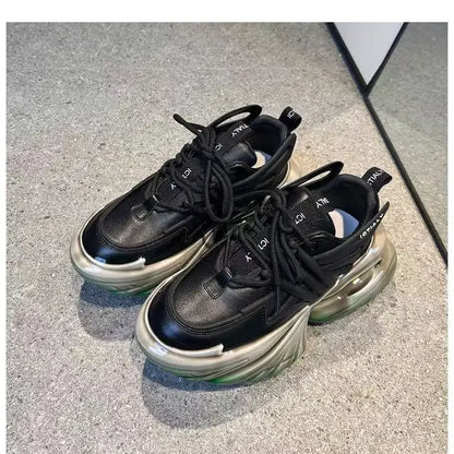 2026 Original Brand Couples Fashion Thick Bottom Sport And Leisure Shoe Designer Height Increase Anti Slip Outdoor Walking Shoe