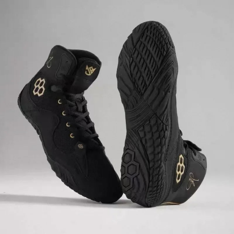 Men Woman Wrestling Shoe Competition Sport Gym Training Shoe Top Quality Comfortable Boxing Sport Shoe 36-45