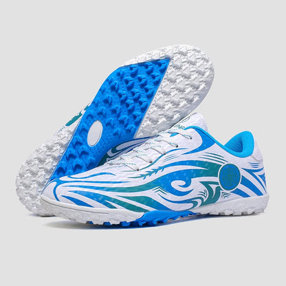 Scarpe da calcio da uomo, comode e traspiranti, per ragazzi, leggere e antiscivolo, scarpe da allenamento per erba, turf e sport all’aperto