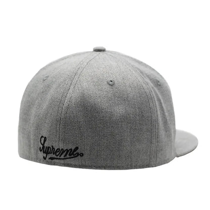 Cappellino da baseball ricamato, chiuso, aderente, modello New York, taglia Trucker, Bboy, da uomo, con visiera, stile hip hop, semplice, snapback, visiera piatta, Era