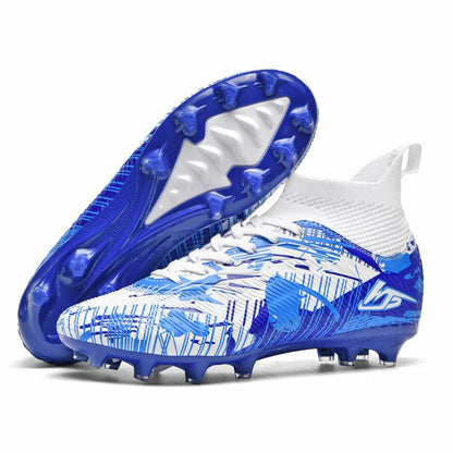 Chaussures de Football pour hommes TF/FG Sneaker garçon confortable société Original résistant chaussures de Football de qualité supérieure bottes de Football à longues pointes