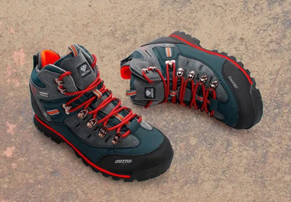 Lynjacye Mid Cut 2025 New Waterproof Hiking Boots Training Shoes Men Sports Shoes Outdoor Non-Slip Woodland Hunting Work Shoes