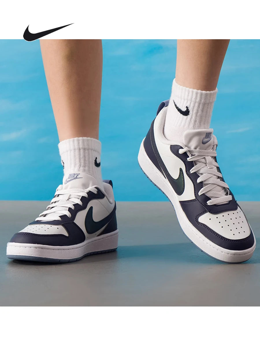 Nike Unisex Court Borough Low RCRFT SE BG Low-Top Casual Sneakers Youth Shoes IB0716-001