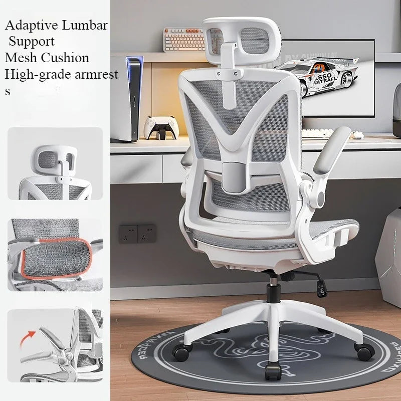 Adjustable Breathable Mesh High Density Sponge Seat Silla De Escritorio Ergonomic Gaming Chair 3D Lumbar Support Racing Swivel