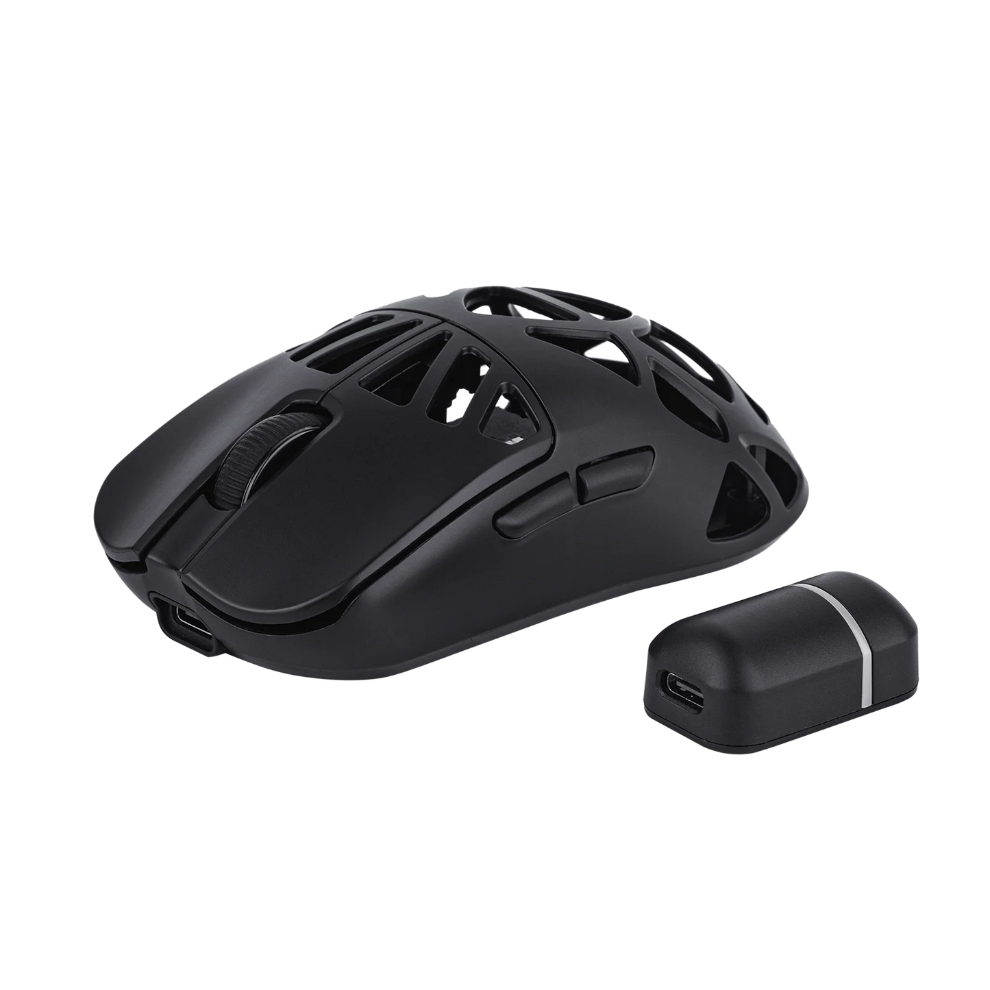 EPOMAKER Carbon X Wired/2.4G/BT Wireless Gaming Mouse 400 to 30,000 DPI Adjustable with PAW3950 Sensor for PC/Mac/Linux