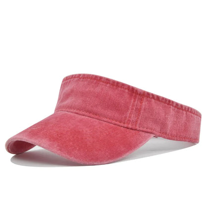 1pc Structured Brim Quick-Dry Sun Visor Hat for Women,Lightweight Sun Protection Sports Visor for Running Golf Tennis Pickleball