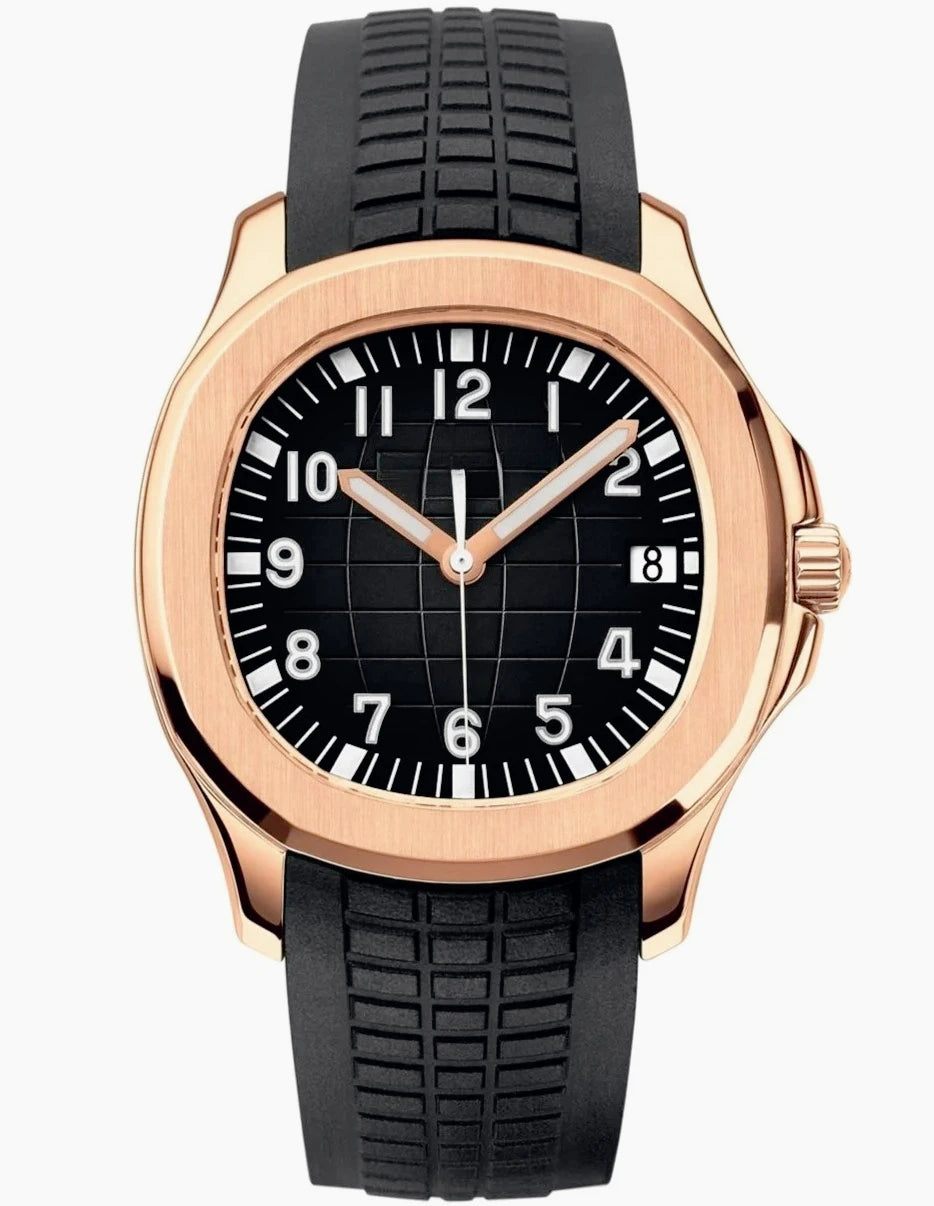 Automatic Men Watch Sapphire Stainless Steel Sport Waterproof Luminous Rubber Mechanical Luxury Military Watches