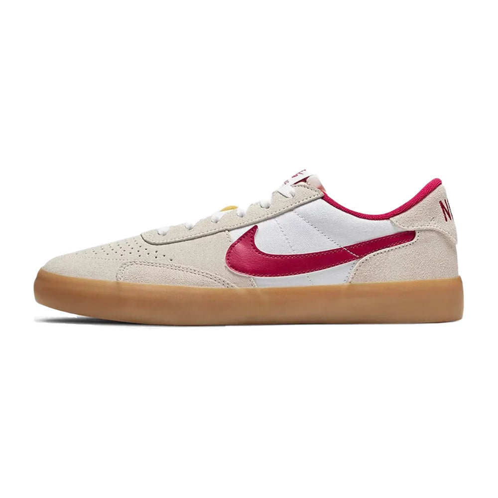 Nike Heritage Vulc SB Comfortable, slip-resistant, durable, lightweight Low-top skate shoes Unisex Off-white and blue CD5010-105