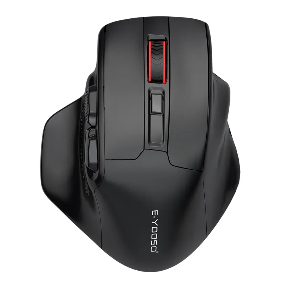 E-YOOSO X-31 Pro USB Gaming Large Mouse Support Bluetooth 2.4G Wireless PAW3212 4800 DPI for Gamer Mice Computer Laptop PC