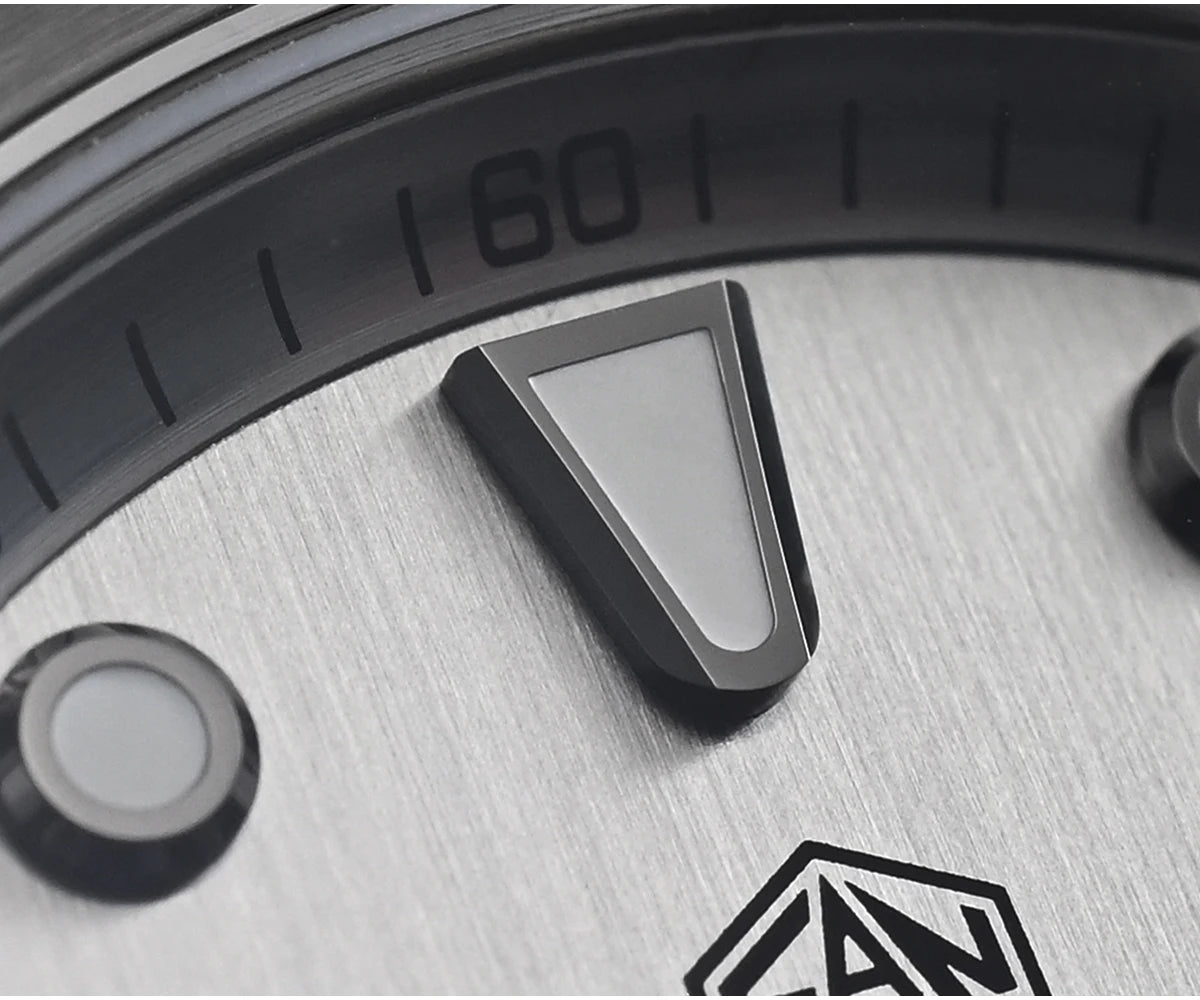 San Martin 40mm Men Sports Watch SS Brushed Dial Integrated Bracelet Miyota 90S5 Original Design Automatic Mechanical SN0149