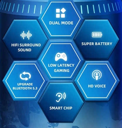 5PCS Original Lenovo GM2 Pro  TWS Wireless Headphones Sliding Cover Gaming Earphone Bluetooth 5.3 Sport Earbuds Music Headsets