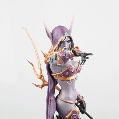 23cm World Of Warcraft Sylvanas Windrunner Action Figures Queen Of The Undead Pvc Model Doll Collection Ornaments Gift For Kids
