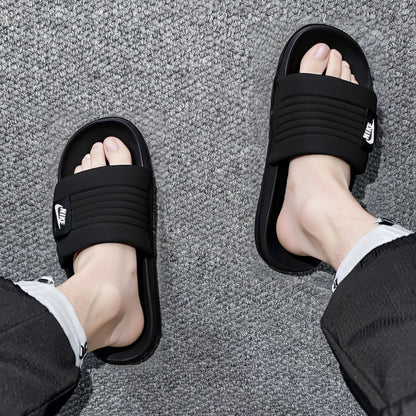 Nike Men Slide Slippers, Soft Cushion Non-slip Quick Dry Casual Indoor Outdoor Beach Shower Slippers DQ9624-001