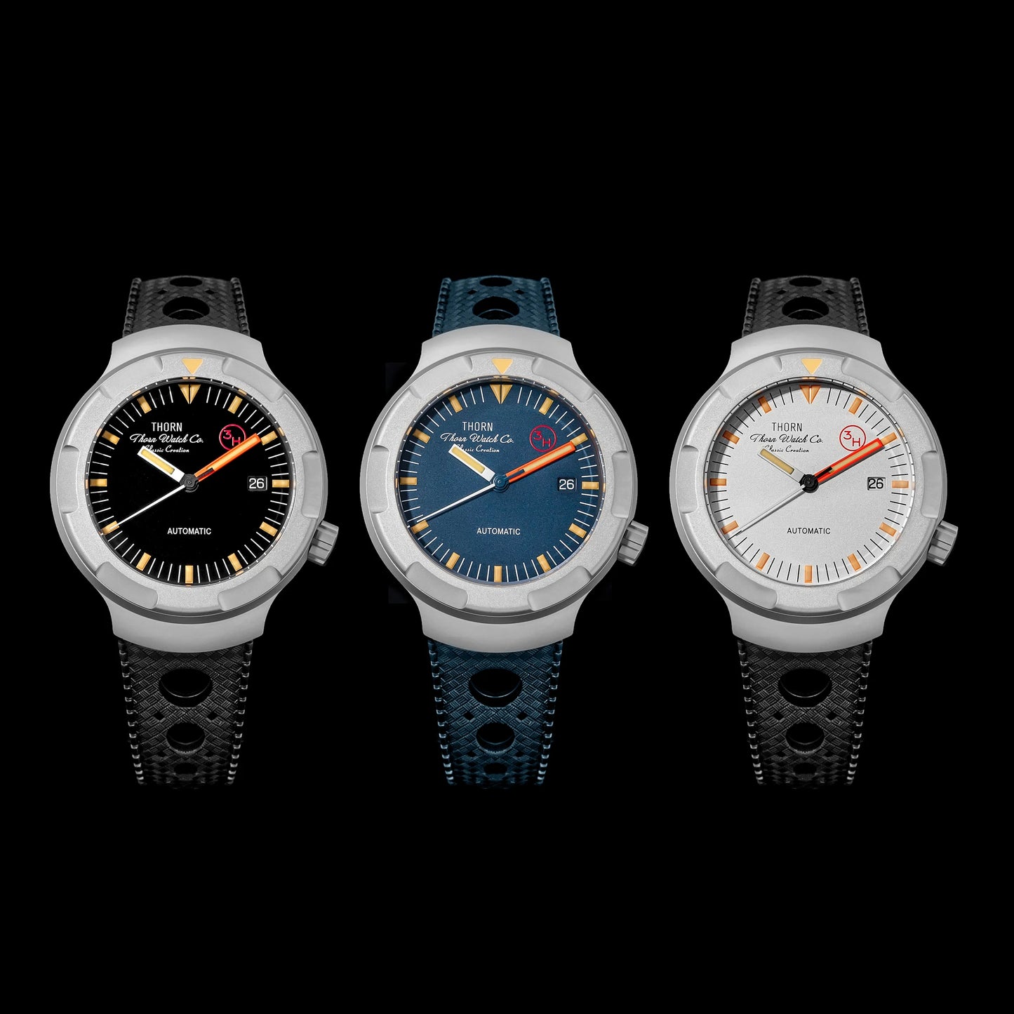 THORN T011 Men Titanium Watch PT5000 Automatic Movement Mechanical Tribute Vintage Watches Sapphire Luminous 10Bar Waterproof