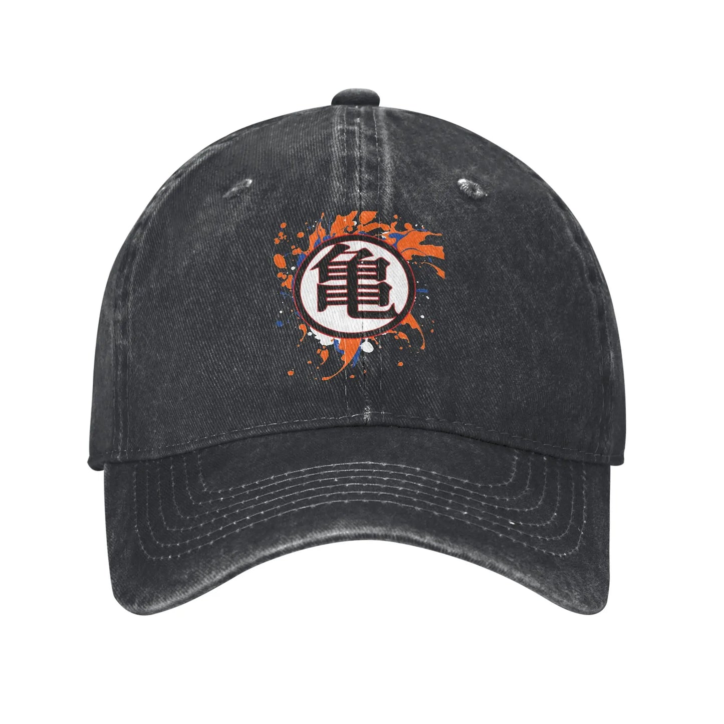 Dragon Ball Master Rosh TURTLE SCHOOL Unisex Baseball Cap  Distressed Washed Caps Hat Fashion Outdoor Unstructured Soft Headwear