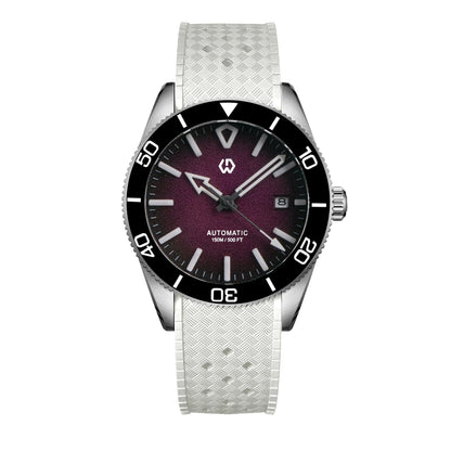 Upgraded Model 9017 Automatic Watch Mechanical 3D Dimensional Luminous Watch Needle Ceramic Bezel 150 Meters Waterproof Diving