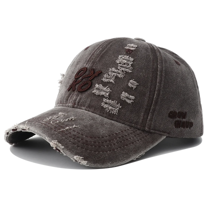 2026 New Retro Washed Cotton Baseball Cap Unisex Letter Embroidery Caps Adjustable Casual Outdoor Streetwear Sports Dad Hats