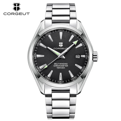 CORGEUT 41mm Luxury NH35 Movement Watch for Men Sapphire Glass Sport Clock Automatic Men's Watch Mechanical Watches
