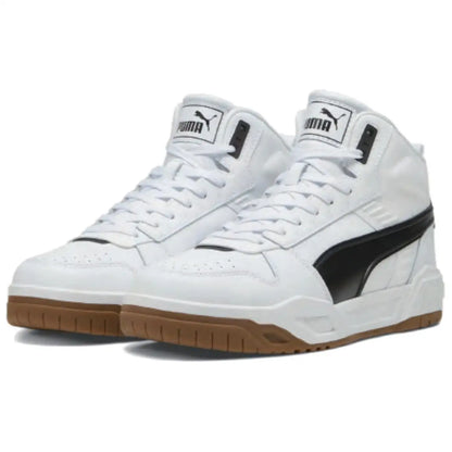 Baskets montantes Puma Rbd Tech Mid, confortables et tendance, blanches 396148-08