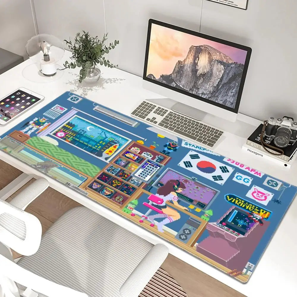 Anime Gaming Girl Overwatch Large Mouse Pad 900x400 Laptop Office Rubber Soft Desk Mat Computer Keyboard HD Print Mousepad XXL