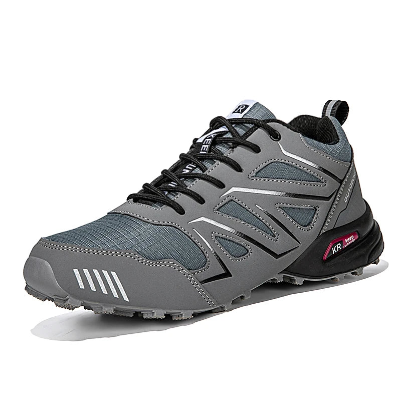 Men Waterproof Hiking Shoes Non-Slip Hunting Boots Outdoor Tactical Training Sports Shoes Men Walking Hiking Travel Shoes
