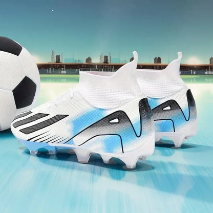 New Men's Football Boots Adult's Soccer Field Shoes Teenager's Sports Cleats Outdoor Grass Training Boots High Quality Sneakers