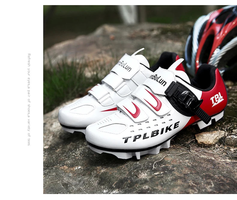 New Men's and Women's Bicycle Shoes,Outdoor Cycling Shoes,Three Functional Soles,Professional Training Shoes