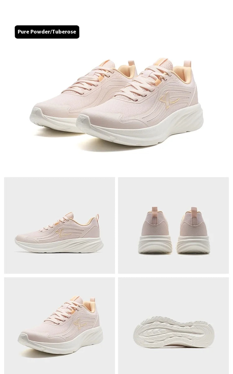 XTEP Running Shoes For Women 2025 Summer New Elastic Comfortable Wear-Resistant Training Professional Sports Shoes 875318110013