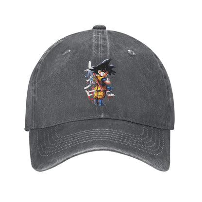 Dragon Ball Kakarot Goku Baseball Caps Vintage Distressed Denim  Sun Cap Men Women Outdoor Workouts Unstructured Soft Caps Hat