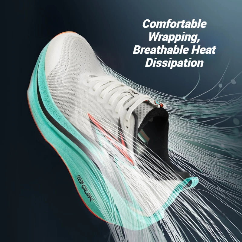 361 Degrees Flame 4.0 MIX Men Running Shoes Carbon Plate Racing Marathon Stable Rebound Wear-resistant Male Sneakers 672512204
