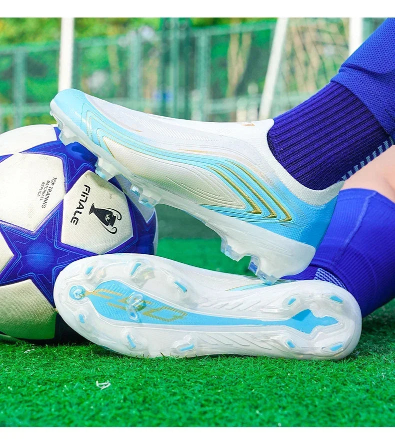 Nouvelles chaussures de football pour hommes, baskets de futsal très populaires, chaussures de football pour matchs sur gazon, entraînement, chaussures de football de haute qualité, crampons antidérapants, pour intérieur