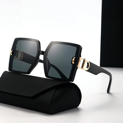 2025 new high-end large frame D-mill sunglasses for women(DS-25022)