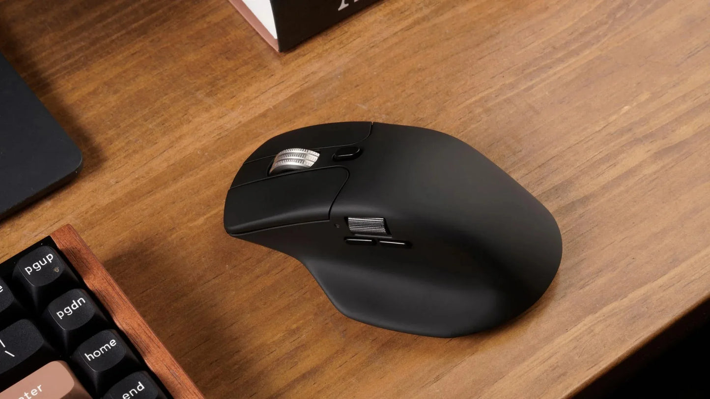 Keychron M6 Wireless Mouse All Silent Micro Switch PixArt 3950 Sensor 8K Polling Rate Dual Scrolling Modes