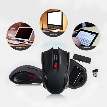 2.4G Wireless Mini Mouse USB Receiver 1600DPI Professional Optical Wireless Mouses USB Right Scroll Mice for Laptop PC Gamer