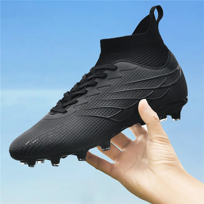 2026 New Superfly FG Football Boots Outdoor Soccer Cleat Black Shoes Soft Sport Professional Shoes Breathable Comfortable Boots