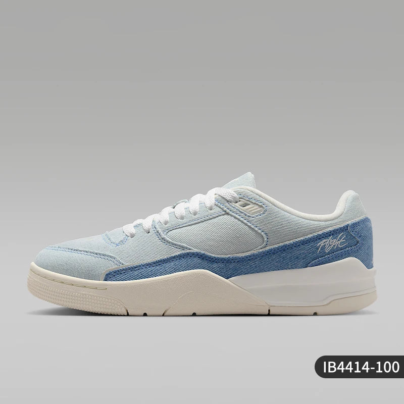 Nike genuine JORDAN women's lightweight, wear-resistant, anti slip low top board shoes IB4414-100