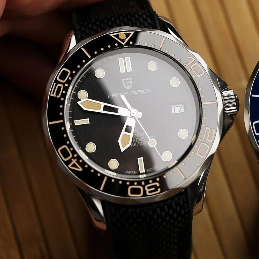PAGANI DESIGN 007 Mechanical Wristwatch for Men Luxury Automatic Watch NH35A AR Sapphire Crystal Waterproof Clock 2024 New