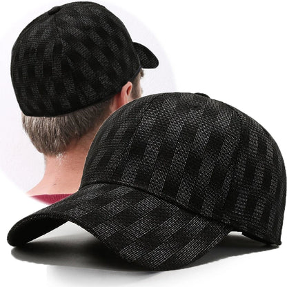 Cappellini elasticizzati da uomo e donna, aderenti, chiusi, flessibili, in stile hip-hop, con visiera, da baseball in stile New York, snapback, a quadri, a tinta unita, Era