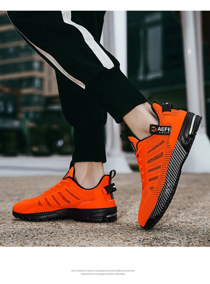 Nouveaux hommes chaussures de course respirant chaussures de sport de plein air baskets légères pour hommes chaussures d'entraînement athlétiques confortables