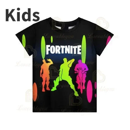 T-shirt 3D Red Jade Fortnite Anime Battle Royale per uomo, donna e bambini - T-shirt Pelly, regalo di compleanno per ragazze e ragazzi